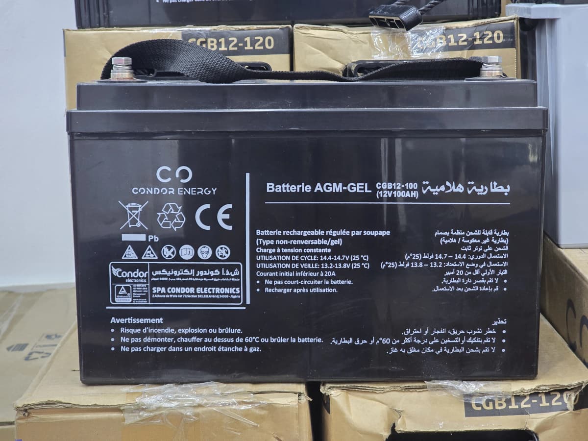 BATTERIE AGM GEL 12V 100AH/ CGB12-100