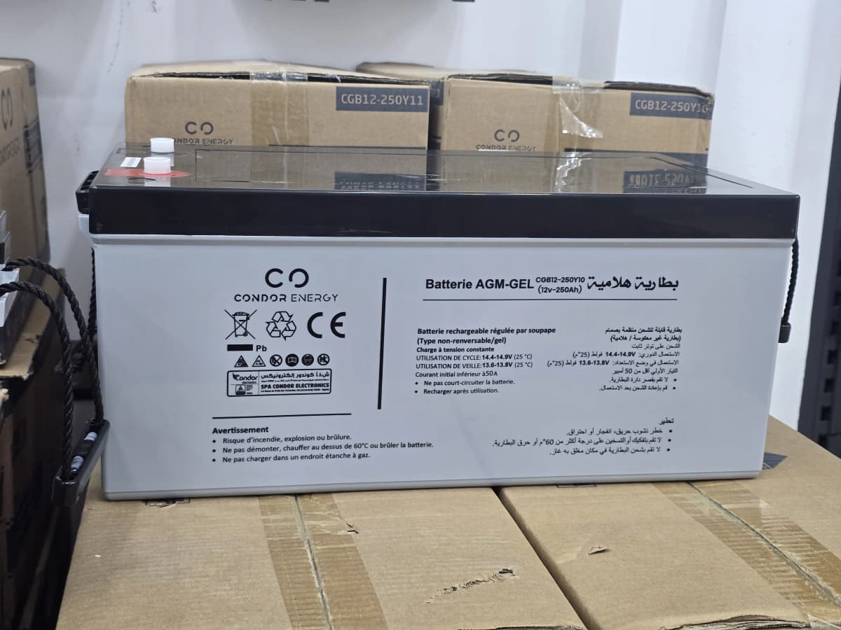 BATTERIE AGM GEL 12V 250AH