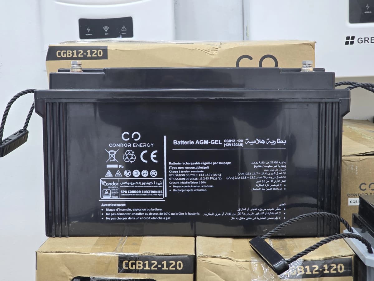 BATTERIE AGM GEL 12V 120AH
